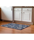 Dalyn Luxury Washable Hatay HY4 Navy 1'8" x 2'6" Rug