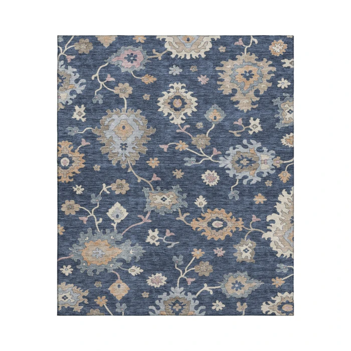 Dalyn Luxury Washable Hatay HY4 Navy 8' x 10' Rug
