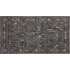 Dalyn Luxury Washable Hatay HY5 Black 1'8" x 2'6" Rug