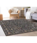 Dalyn Luxury Washable Hatay HY5 Black 3' x 5' Rug