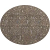 Dalyn Luxury Washable Hatay HY5 Brown 8' x 8' Round Rug
