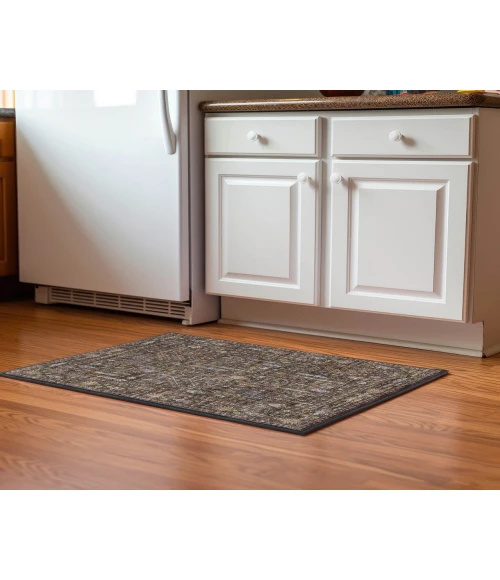 Dalyn Luxury Washable Hatay HY5 Brown 1'8" x 2'6" Rug