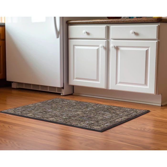 Dalyn Luxury Washable Hatay HY5 Brown 1'8" x 2'6" Rug