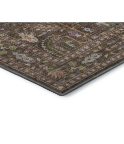 Dalyn Luxury Washable Hatay HY5 Brown 3' x 5' Rug