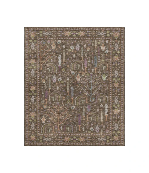 Dalyn Luxury Washable Hatay HY5 Brown 3' x 5' Rug