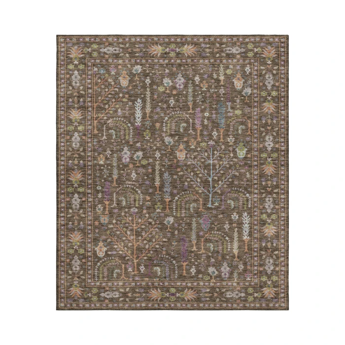 Dalyn Luxury Washable Hatay HY5 Brown 8' x 10' Rug