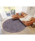Dalyn Luxury Washable Hatay HY5 Eggplant 8' x 8' Round Rug