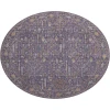 Dalyn Luxury Washable Hatay HY5 Eggplant 8' x 8' Round Rug