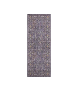 Dalyn Luxury Washable Hatay HY5 Eggplant 2'3" x 7'6" Runner Rug