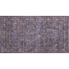 Dalyn Luxury Washable Hatay HY5 Eggplant 1'8" x 2'6" Rug