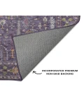 Dalyn Luxury Washable Hatay HY5 Eggplant 3' x 5' Rug