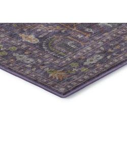 Dalyn Luxury Washable Hatay HY5 Eggplant 2'3" x 7'6" Runner Rug