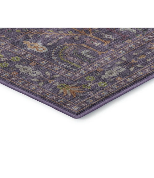 Dalyn Luxury Washable Hatay HY5 Eggplant 3' x 5' Rug