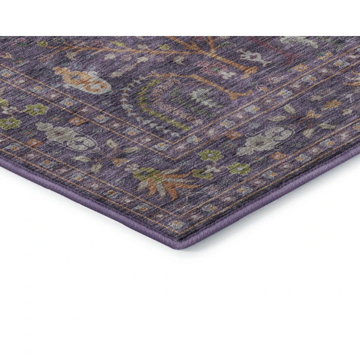 Dalyn Luxury Washable Hatay HY5 Eggplant 9' x 12' Rug