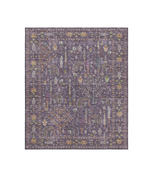 Dalyn Luxury Washable Hatay HY5 Eggplant 3' x 5' Rug