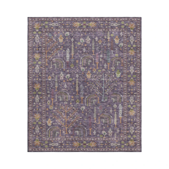 Dalyn Luxury Washable Hatay HY5 Eggplant 9' x 12' Rug
