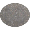 Dalyn Luxury Washable Hatay HY5 Gray 8' x 8' Round Rug