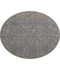 Dalyn Luxury Washable Hatay HY5 Gray 8' x 8' Round Rug