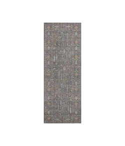 Dalyn Luxury Washable Hatay HY5 Gray 2'3" x 7'6" Runner Rug