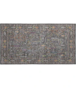 Dalyn Luxury Washable Hatay HY5 Gray 1'8" x 2'6" Rug