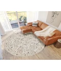Dalyn Luxury Washable Hatay HY5 Ivory 8' x 8' Round Rug