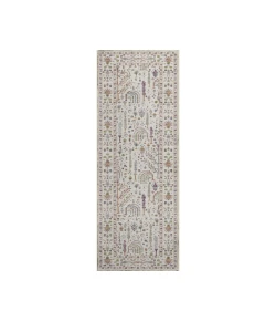 Dalyn Luxury Washable Hatay HY5 Ivory 2'3" x 7'6" Runner Rug