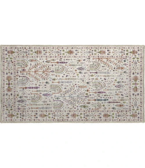 Dalyn Luxury Washable Hatay HY5 Ivory 1'8" x 2'6" Rug