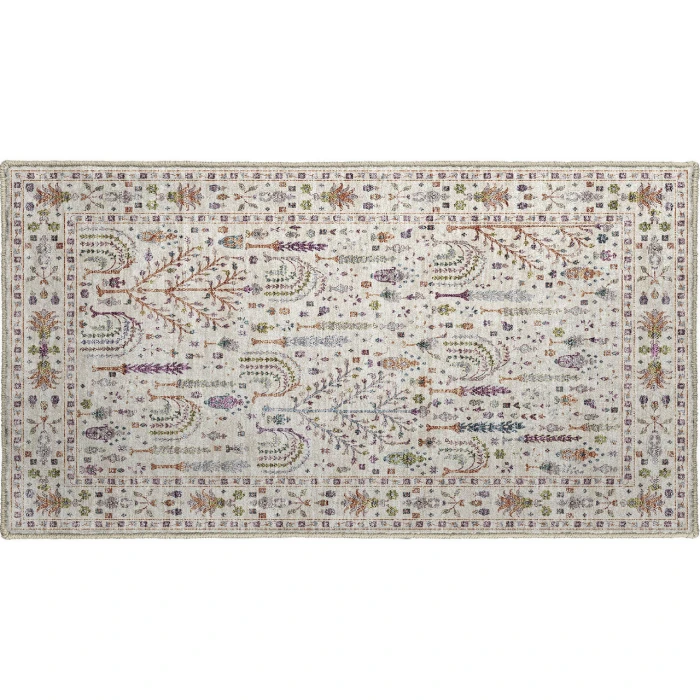 Dalyn Luxury Washable Hatay HY5 Ivory 1'8" x 2'6" Rug