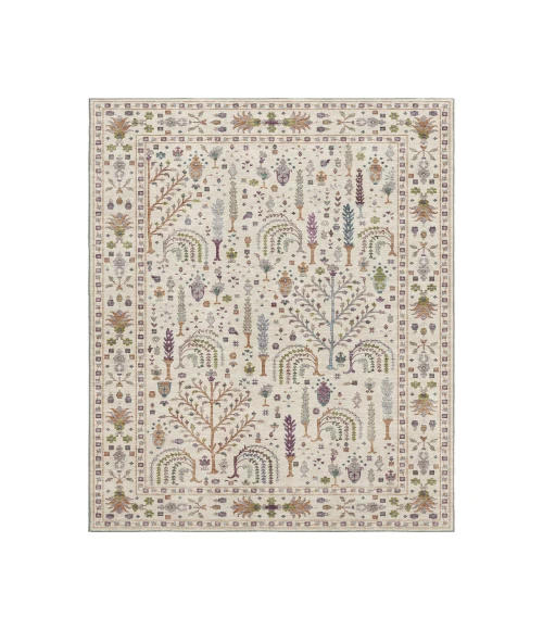 Dalyn Luxury Washable Hatay HY5 Ivory 5' x 7'6" Rug