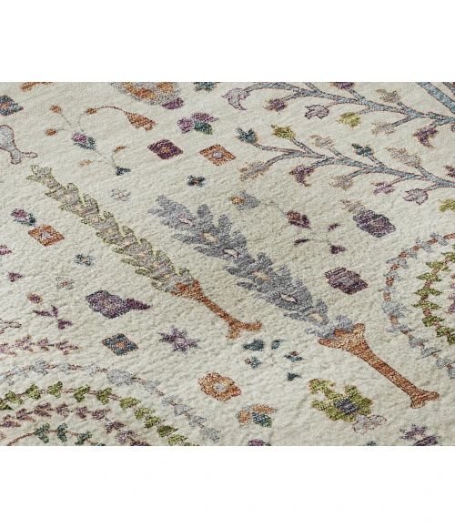 Dalyn Luxury Washable Hatay HY5 Ivory 5' x 7'6" Rug