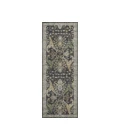 Dalyn Luxury Washable Hatay HY6 Black 2'3" x 7'6" Runner Rug