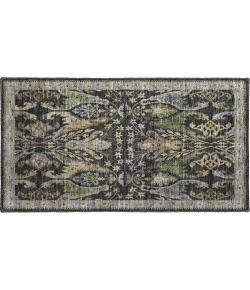 Dalyn Luxury Washable Hatay HY6 Black 1'8" x 2'6" Rug
