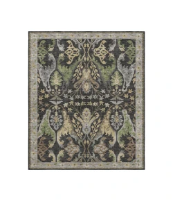 Dalyn Luxury Washable Hatay HY6 Black 5' x 7'6" Rug
