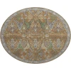 Dalyn Luxury Washable Hatay HY6 Copper 8' x 8' Round Rug