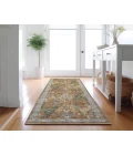 Dalyn Luxury Washable Hatay HY6 Copper 2'3" x 7'6" Runner Rug