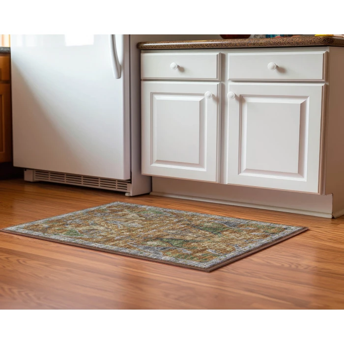 Dalyn Luxury Washable Hatay HY6 Copper 1'8" x 2'6" Rug