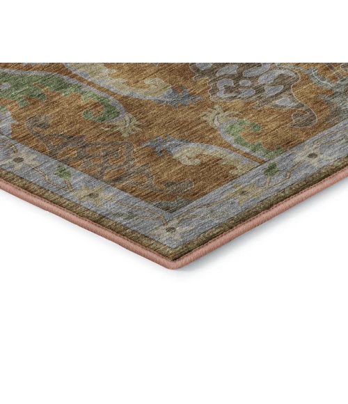 Dalyn Luxury Washable Hatay HY6 Copper 1'8" x 2'6" Rug