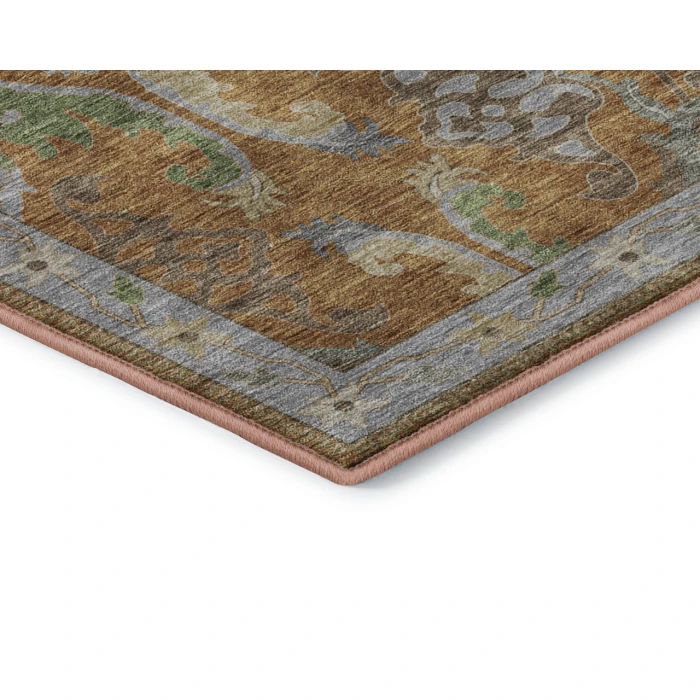 Dalyn Luxury Washable Hatay HY6 Copper 2'3" x 7'6" Runner Rug