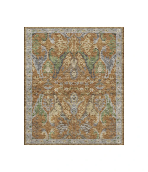 Dalyn Luxury Washable Hatay HY6 Copper 3' x 5' Rug