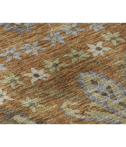 Dalyn Luxury Washable Hatay HY6 Copper 1'8" x 2'6" Rug
