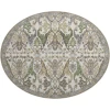 Dalyn Luxury Washable Hatay HY6 Ivory 8' x 8' Round Rug