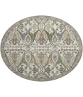 Dalyn Luxury Washable Hatay HY6 Ivory 8' x 8' Round Rug