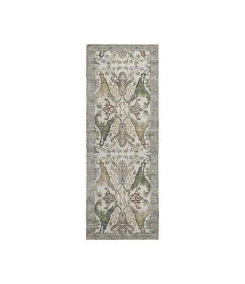 Dalyn Luxury Washable Hatay HY6 Ivory 2'3" x 7'6" Runner Rug