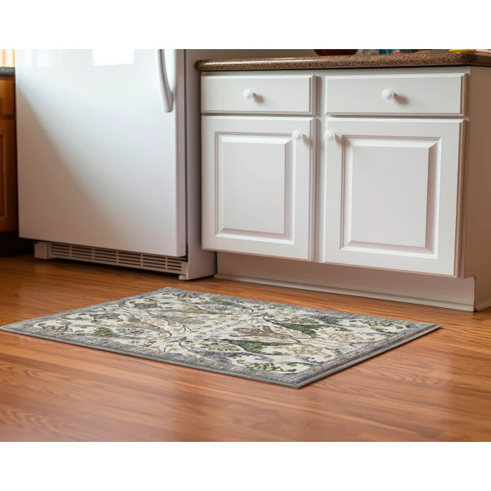 Dalyn Luxury Washable Hatay HY6 Ivory 1'8" x 2'6" Rug