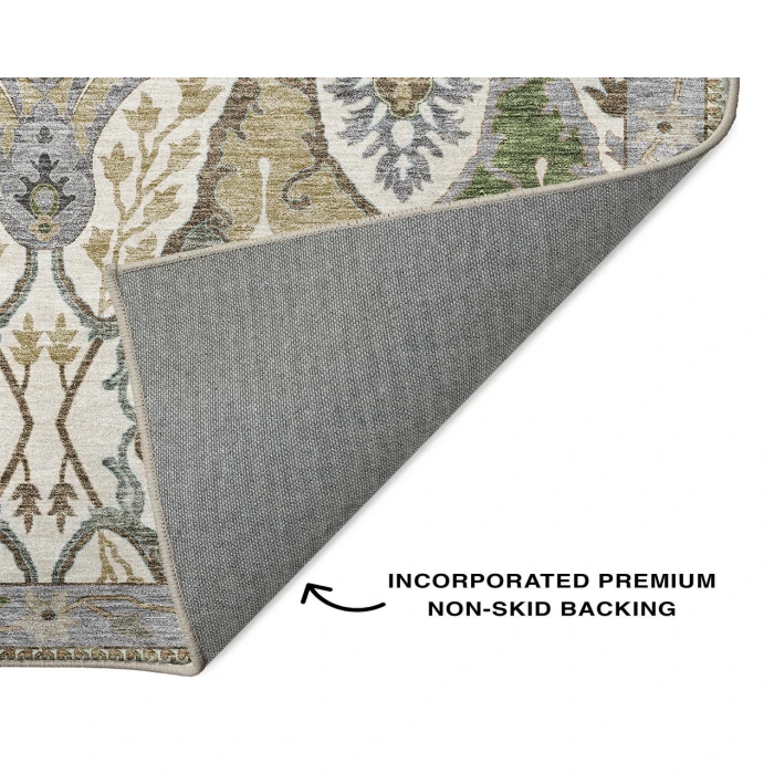 Dalyn Luxury Washable Hatay HY6 Ivory 3' x 5' Rug