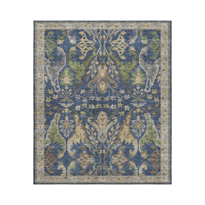 Dalyn Luxury Washable Hatay HY6 Navy 10' x 14' Rug