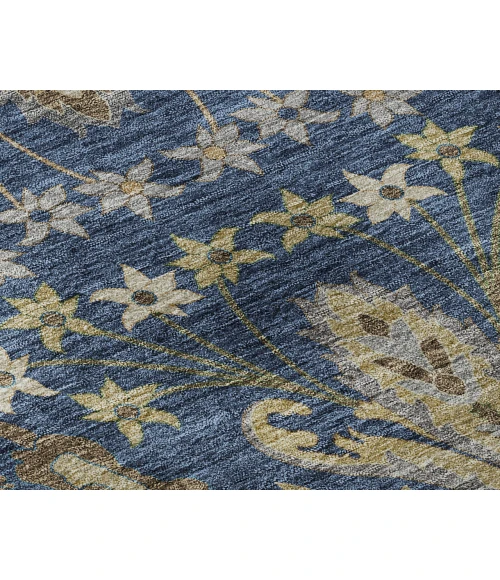 Dalyn Luxury Washable Hatay HY6 Navy 5' x 7'6" Rug