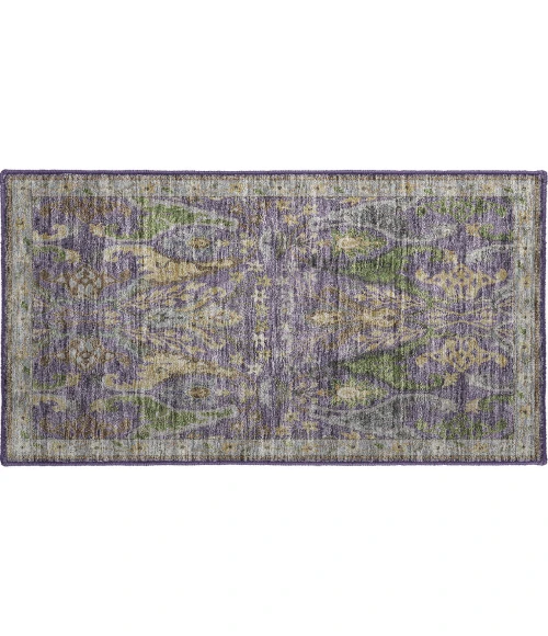 Dalyn Luxury Washable Hatay HY6 Purple 1'8" x 2'6" Rug