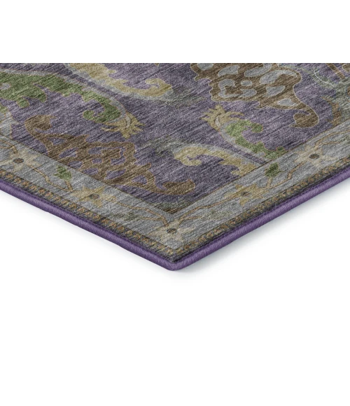 Dalyn Luxury Washable Hatay HY6 Purple 5' x 7'6" Rug