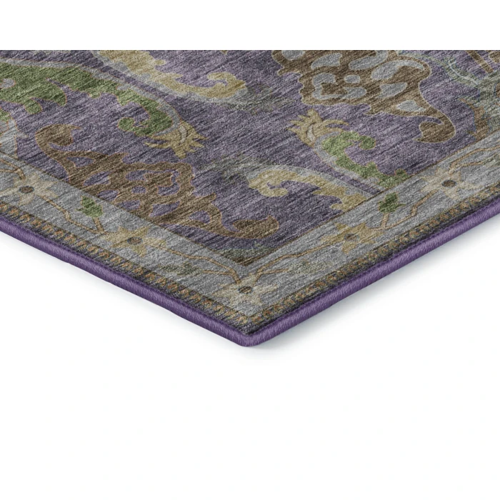 Dalyn Luxury Washable Hatay HY6 Purple 2'6" x 3'10" Rug